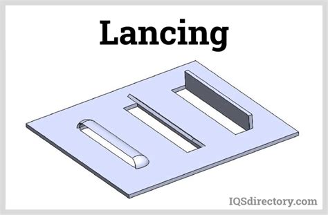 metal fabrication lancing|lancing in sheet metal.